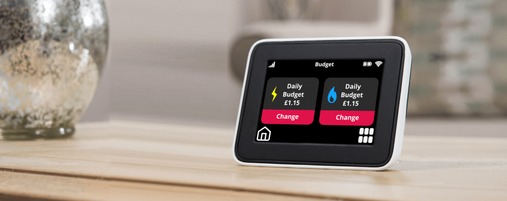 an image showing a Smart Meter display within a home